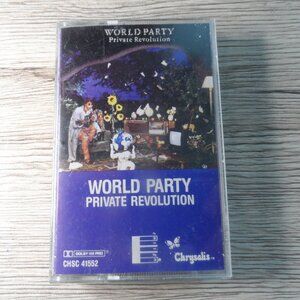 1986 World Party "Private Revolution" Cassette Tape